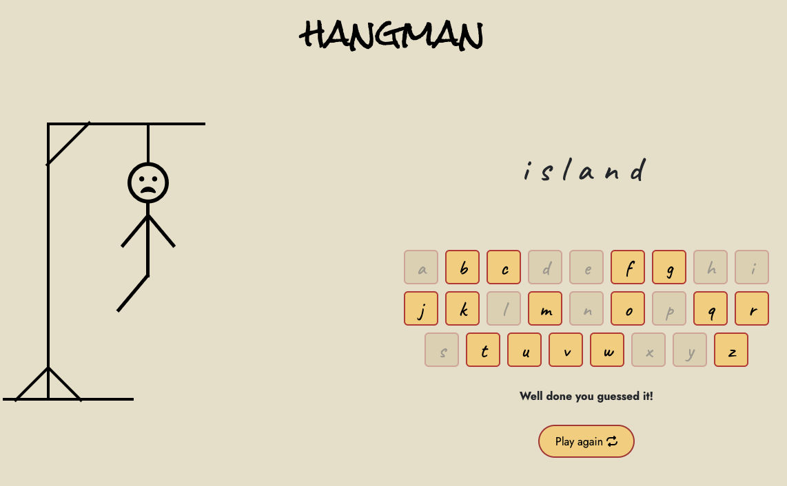 Picture of Hangman Game